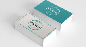 Online business card printing small button